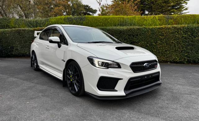 Subaru WRX STi 2.5 Final Edition. 𝐕𝐄𝐇𝐈𝐂𝐋𝐄 𝐑𝐄𝐒𝐄𝐑𝐕𝐄𝐃 Saloon Petrol White